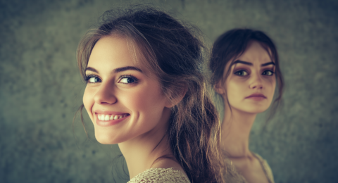 julienk6479_A_happy_and_smiling_beautiful_woman_with_her_sad_in_cdb8a869-dfa4-499e-bcf7-ca9e8ed65529